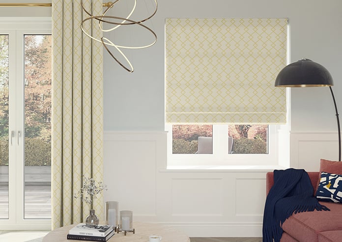 Dolce, Bamboo - Twist&Fit Roman Blind - Image 3